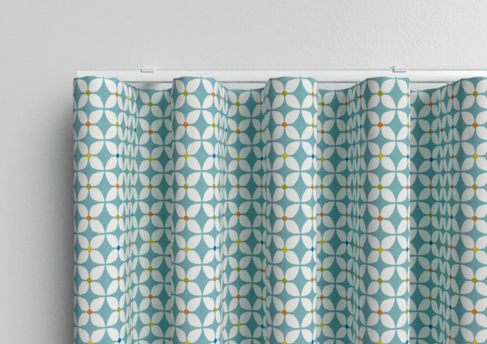Zap, Azure - Made to Measure Curtains - Image 13